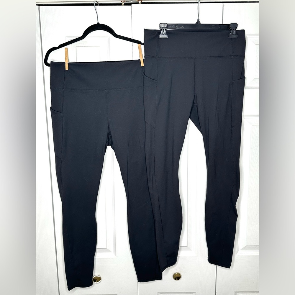 Set of 2 - Fabletics - Pure Luxe Black High-Rise Leggings